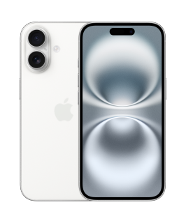 iPhone 16 Plus in Starlight white
